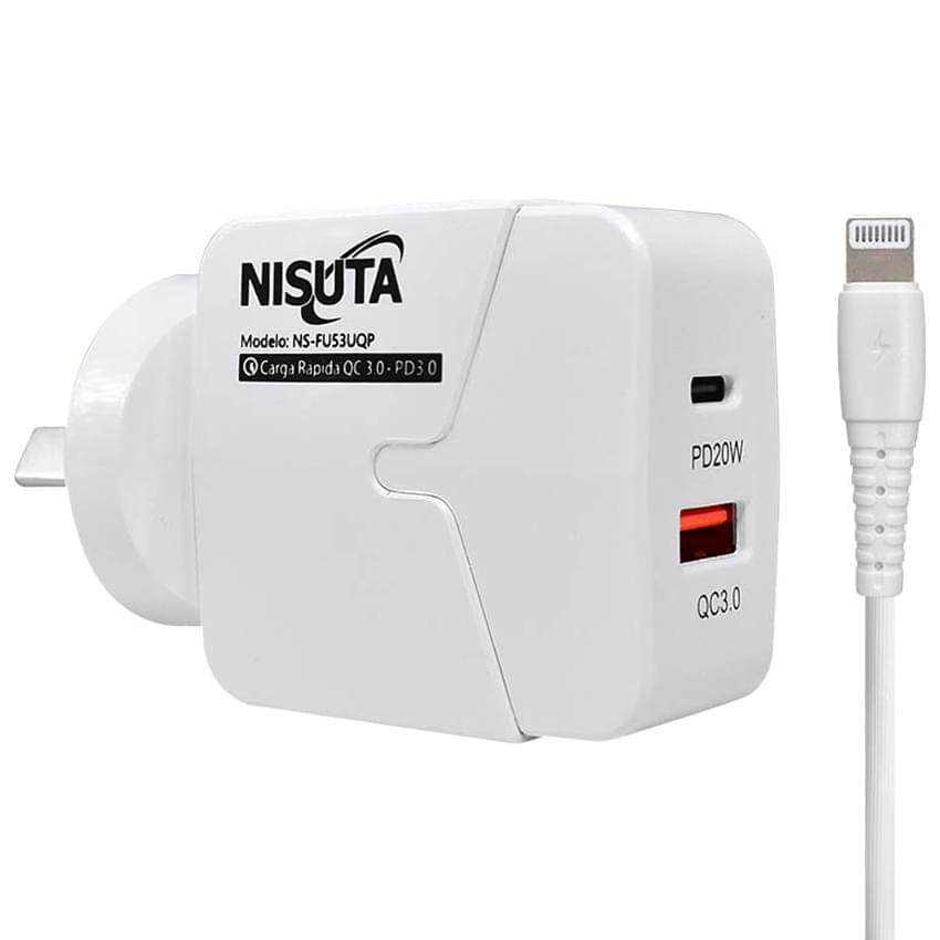 Cargador de celular USB carga rapida QC3.0 cable micro USB – NISUTA – Ap  Tecnologia
