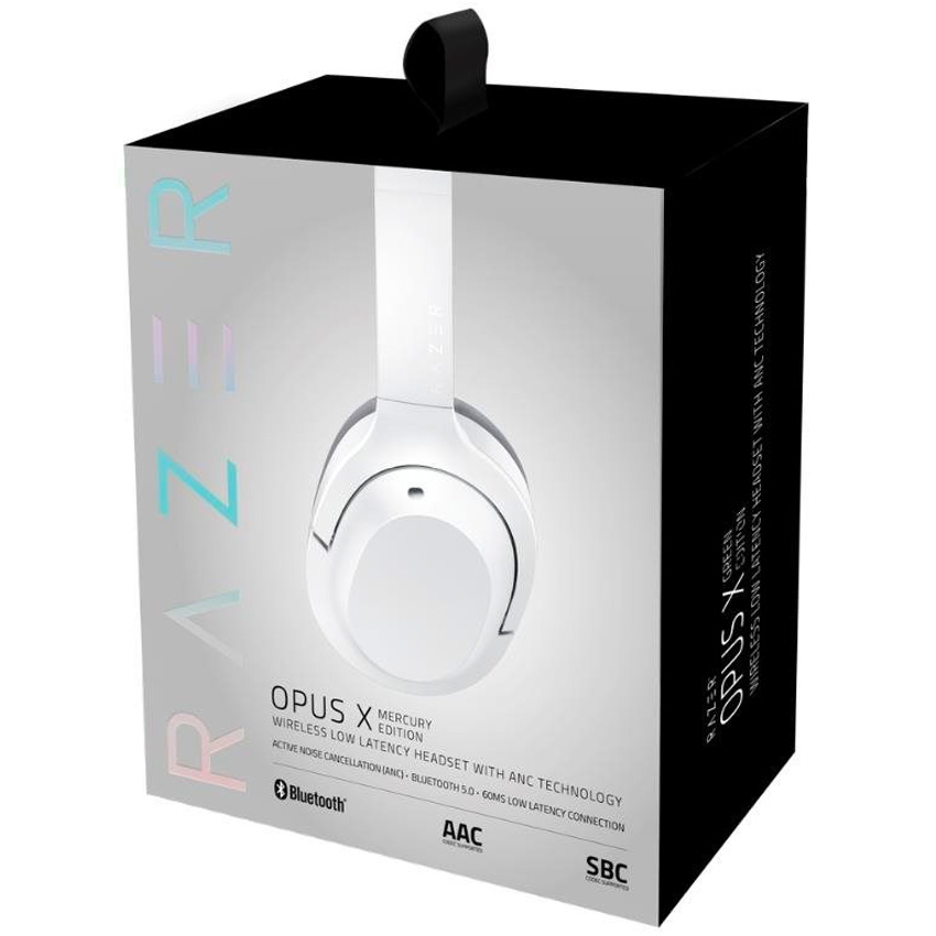 Razer Opus X Auriculares inalámbricos de baja latencia: cancelación activa  de ruido (ANC) - Bluetooth de 5.0 a 60 ms de baja latencia - Controladores