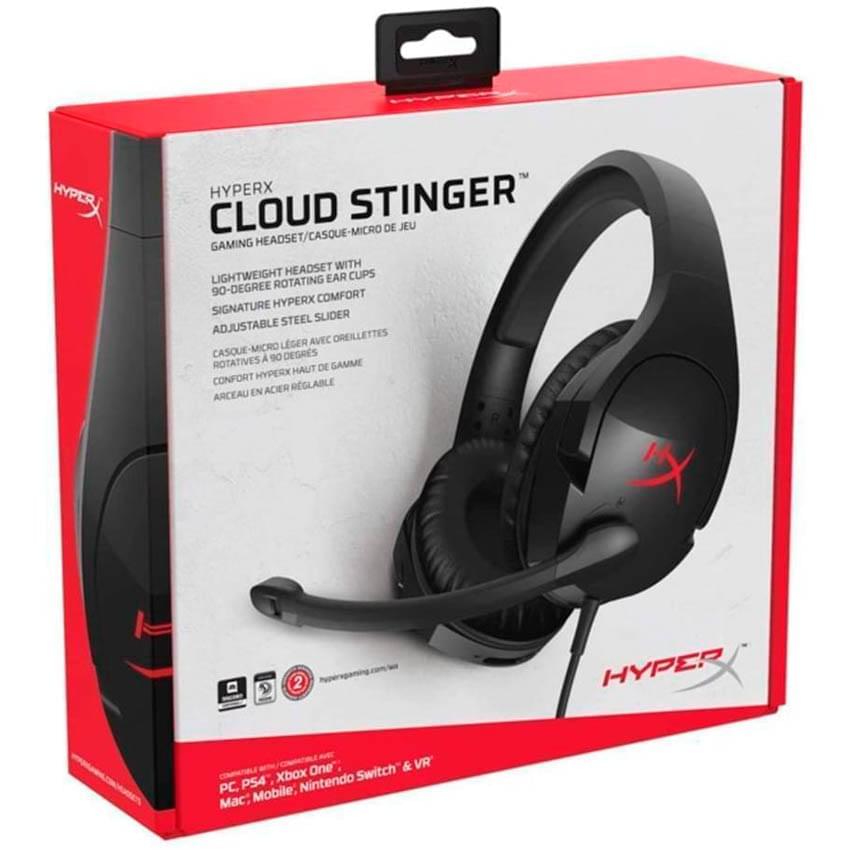 Auriculares para juegos con cable HyperX Cloud Stinger (negro/rojo
