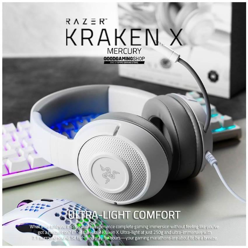 Razer Kraken X Lite Headset 7.1 3,5 mm aislamiento de ruido