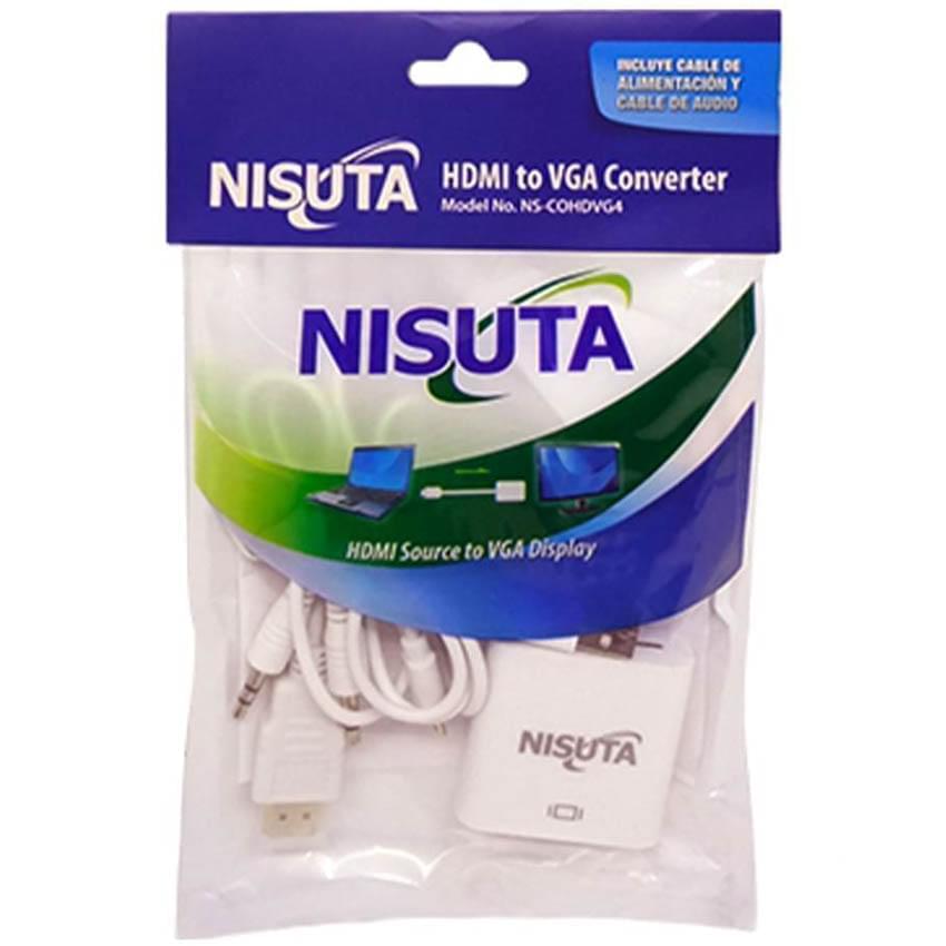 Conversor Hdmi A Vga Con Audio Nisuta Ns-Cohdvg4
