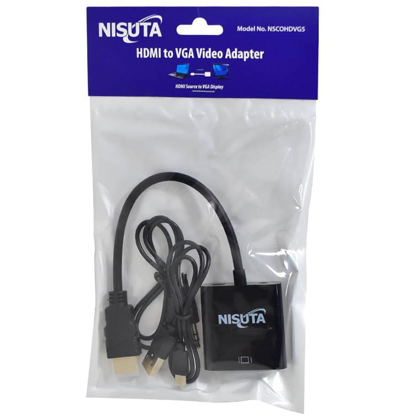 Conversor Hdmi A Vga Con Audio Nisuta Ns-Cohdvg5