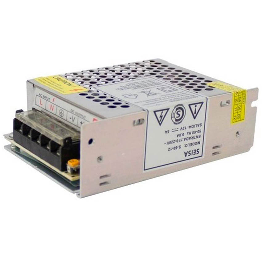 Fuente Alimentación Ups 12v 5a 60w Switching Metálica