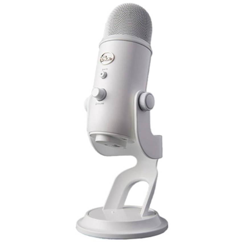 MICROFONO BLUE YETI USB SILVER PLATEADO