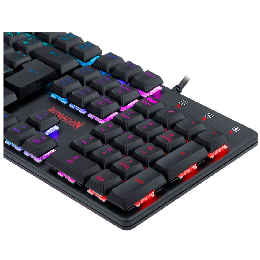 Teclado Gamer Mecánico Redragon Shrapnel RGB (ESP) Blue Switch